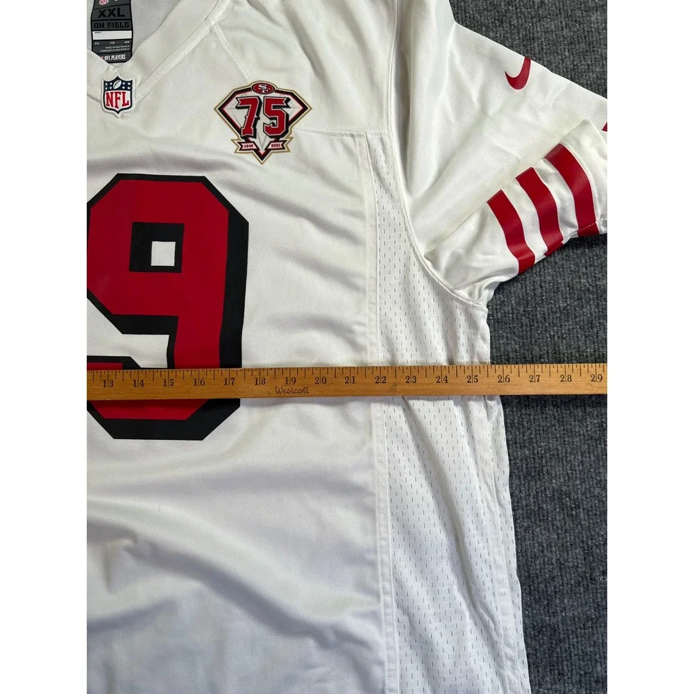 Nike San Francisco 49ers Deebo Samuel Jersey‎ Mens XXL White 75th Anniversary 19
